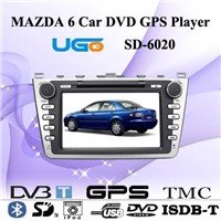 New Mazda6 Car DVD Player with super wide 8-inch Touch Screen/canbus/Radio/BT/GPS