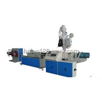 PE,PP single wall corrugated pipe machine