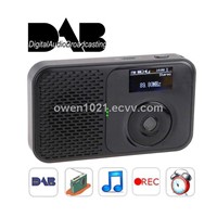 Portable DAB and DAB+ Digital Radio with FM Radio, MP3 Player, Digital Clock with Radio Alarm, Radio