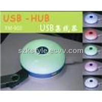 Round Shape 4 port usb hub