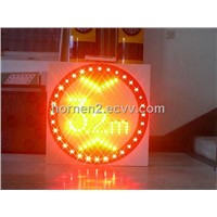 Solar height limited sign traffic sign