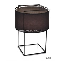 Fabric Carbon Steel Table Lighting (676T)