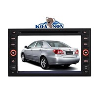 Universal Two-Din Car DVD player with 6.2-inch Touch Screen/external MIC(optional)/GPS/BT(A2DP)