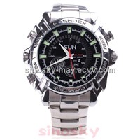 Waterproof 1080p Digital Watch Camera With Night Vision and PC Function