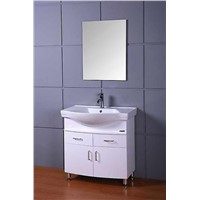 White PVC Bathroom Cabinet