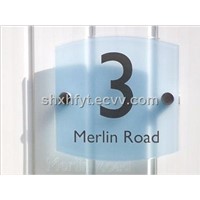 Acrylic Number Sign