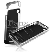 for iphone4   rechargeable backup battery charger case