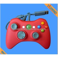 for xbox360 game controller with 1.8m cable and many colors white,black,red,blue and pink