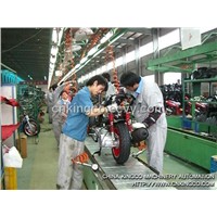 motorcycle / scooter assembly line / producing equipment / conveyor