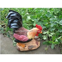 polyresin rooster crafts