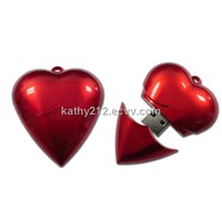Red Heart Valentine Gift USB Flash Disk