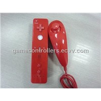 remote + nunchuk controller for wii with many colors and made of ABS