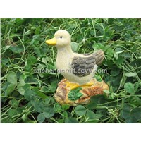 resin duck decoration for garden