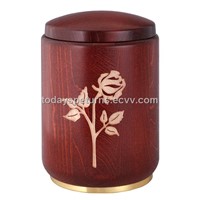 solid wood pet urns