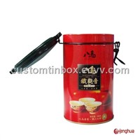 tea tin with airtight lid