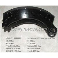 truck parts trailer brake shoe 4515E(P)