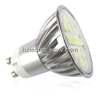 LED Spot light  GU10 socket 24pcs SMD5050 with Aluminum shell