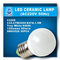 1.5W LED Ceramic Bulb