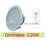 20W  Remote Control Keys - LED Downlight Ceiling Light