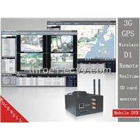 3G GPS D1 wireless remote monitor car mobile DVR SDcard