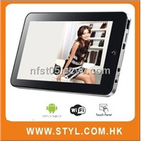 7 inch VIA WM8650 WiFi Rj45 Camera Android Tablet with 2/4gb,256/512mb