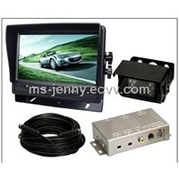 7 Inches Rear View System with 7" Digital LCD Monitor and CCD Car Camera and a Metal Controler