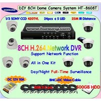 8ch h.264 CCTV DVR Systems