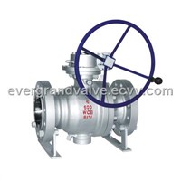 API Cast Steel Trunnion Ball Valve