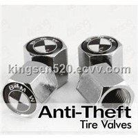 BMW Anti-Theft Locking Tire Valve Caps 1 3 5 Series B-W