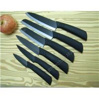Black ceramic kitchen knife