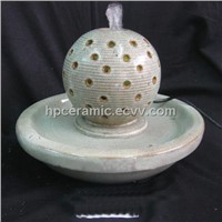 Carving Ball Ceramic Water Fountain