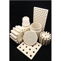 Cordierite ceramic parts tubes , honeycomb ceramic filter