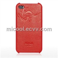 Earl Premium Genuine Leather Back Case for apple iPhone 4