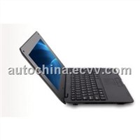 Free shipping 10.2 inch Wi-Fi Mini Laptop Netbook with Camera Fashion Design Black color