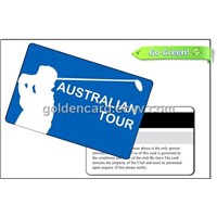 Golf Club Membership Card