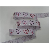 Grosgrain Ribbon with Six-Color Screen Print