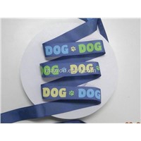 Grosgrain Ribbon with Three-Color Screen Print