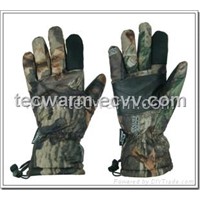 Heated hunting gloves