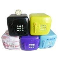Hot!! Colourful Mini Safety Money box (HR-306)