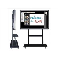 Interactive E-Whiteboard with 65-Inch Touchscreen Display and 100Hz Scan Frequency