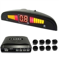 LED Parking Sensor with Speed Detector Control and Optional Voice On/Off Function