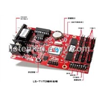 LED moving sign controller cards LS-T2 support wireless GPRS/GSM/RF