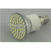 LED Spotlight E14 60pcs SMD3528 Glass Shell with Glass Cover CE Rohs