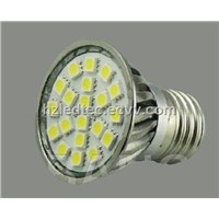 LED spotlight  spot light E27 20pcs SMD5050 Aluminium shell with glass cover