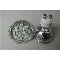 LED Spotlight GU10 12pcs SMD5050 Glass Case with Glass Cover CE ROHS