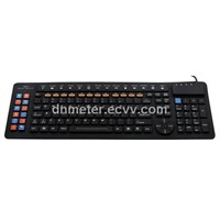 Office multimedia flexible keyboard