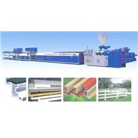 PVC, PE, PP and Wood Panel Extrusion Line
