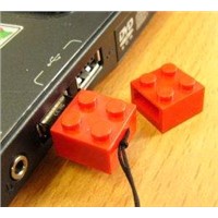 Plastic Square Red USB Flash Drives