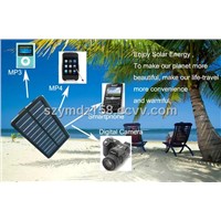 Portable Solar Charger with LED Light (YM-S002)
