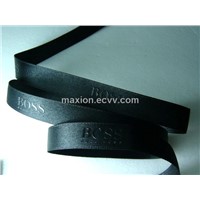 Satin Ribbon with Embossed Print